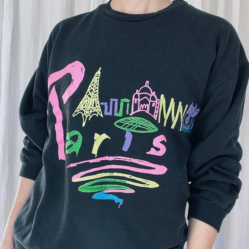 Vintage 80's Paris Souvenir Sweatshirt